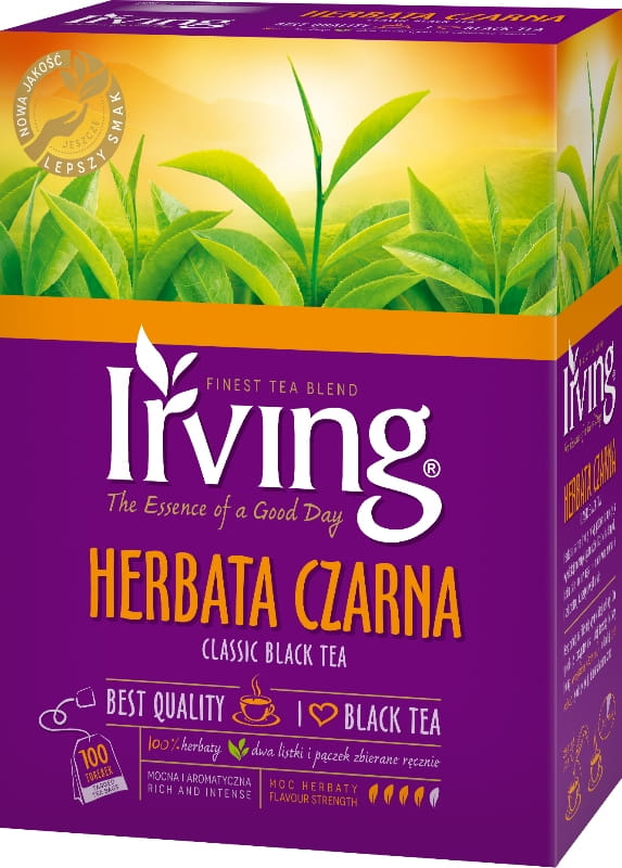 Herbata IRVING CLASSIC 100 torebek 2g czarna
