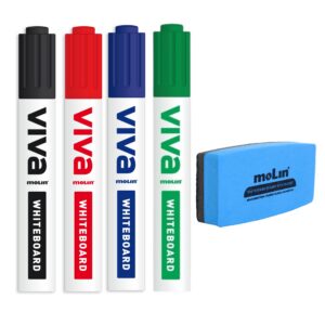 1. VIVA Markery do tablic suchościeralnych z gąbką 4szt