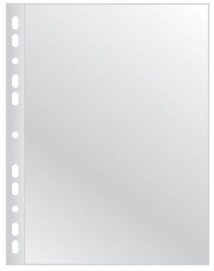 Koszulki na dokumenty Q-CONNECT, poszerzane, PP, A4, krystal, 90mikr., 50szt.