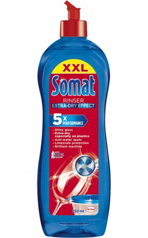 SOMAT Nabłyszczacz do zmywarki XXL 750ML niebieski