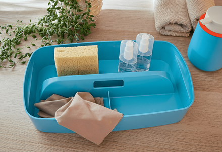 MyBox Cosy Organizer mały z uchwytem, niebieski - obrazek 3