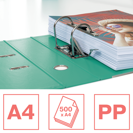 Segregator Esselte No.1 Colour"Breeze, 75mm, zielony - obrazek 2