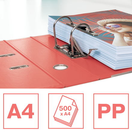 Segregator Esselte No.1 Colour"Breeze, 75mm, koralowy - obrazek 2