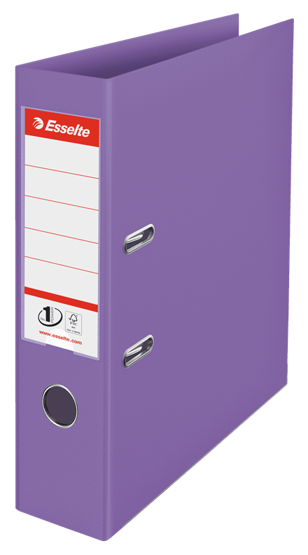 Segregator Esselte No.1 Colour"Breeze, 75mm, lawendowy