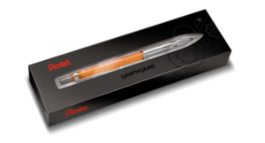 Ołówek automatyczny Pentel 0,3 mm GRAPHGEAR 300 transparentny pomarańczowy