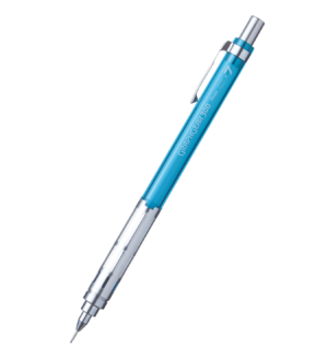 Ołówek automatyczny Pentel 0,7 mm GRAPHGEAR 300 transparentny błękitny