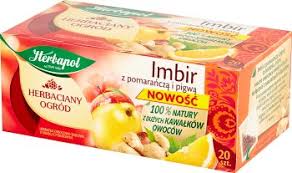 Herbata HERBAPOL 20T Imbir z pomarańczą i pigwą