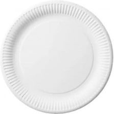 Talerzyk papierowy średnica 23cm biały (100)