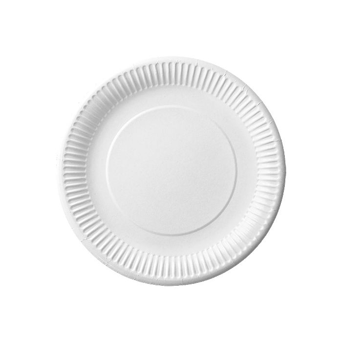 Talerzyk papierowy średnica 15cm biały (100)