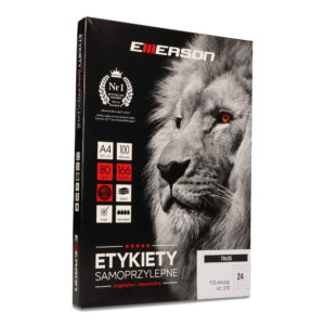 Etykiety EMERSON A4 białe 70x35mm  (100) NR 018