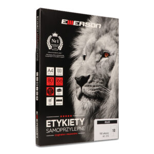 Etykiety EMERSON A4 białe 85x50mm  (100) NR 014