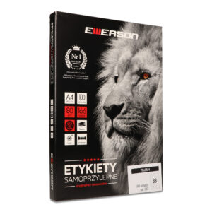 Etykiety EMERSON A4 biała 70x25,4mm NR 033