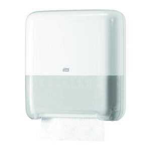 Dozownik Tork do ręczników w roli Matic. kolor biały. maunalny. tworzywo ABS. dozowanie po jednym listku sytsem H1