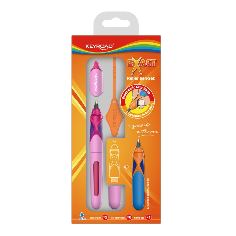 Pióro kulkowe KEYROAD EXACT, 0,7mm, zawieszka, mix kolorów - obrazek 2