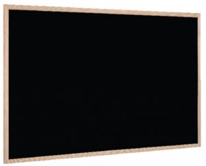 Tablica kredowa BI-OFFICE, 90x60cm, rama drewniana