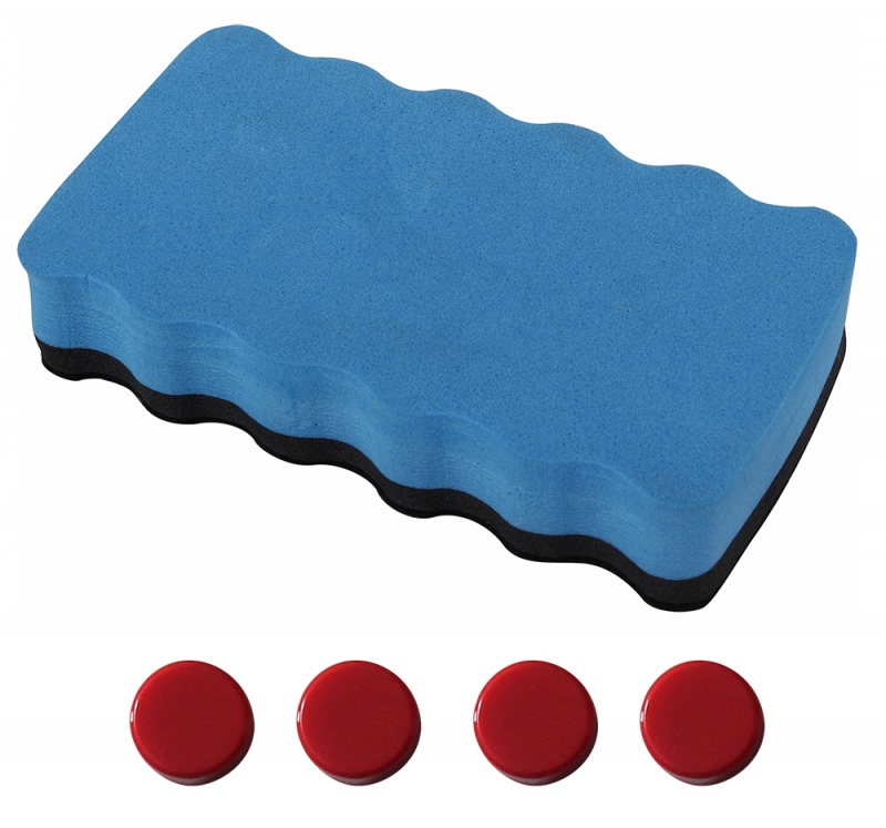 Flipchart mobilny OFFICE PRODUCTS, 70x100cm, tablica suchoś. -magn., aluminiowa rama, z wyciąganymi ramionami - obrazek 2