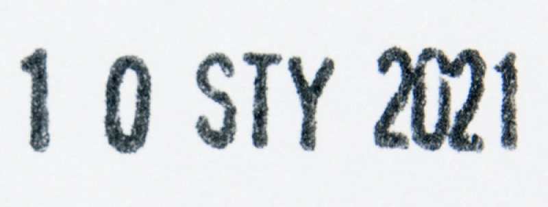 Datownik samotuszujący OFFICE PRODUCTS, z tuszem, PL, DD-MMM-RRRR, czarny - obrazek 2