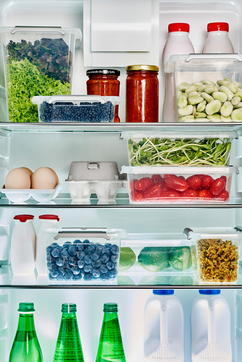 Zestaw pojemników antybakteryjnych MOXOM Antibacterial, 2x1,15l, transparentny - obrazek 5