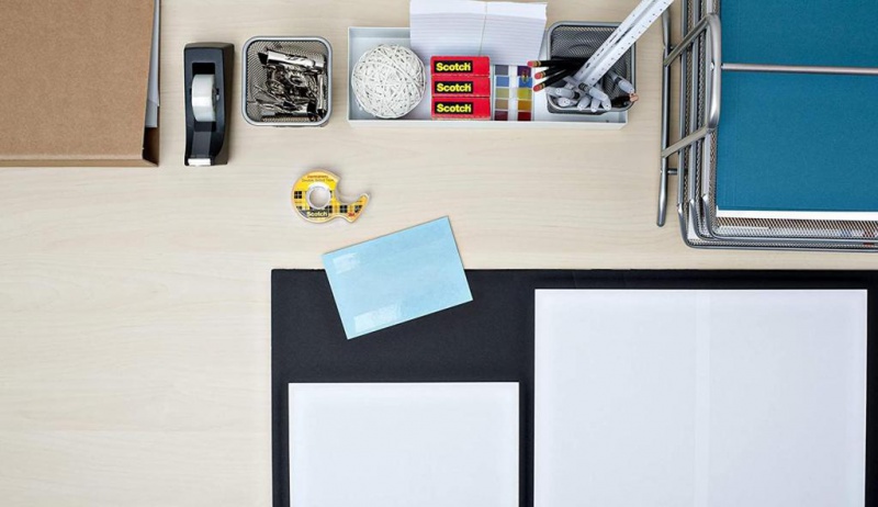 Taśma biurowa, dwustronna SCOTCH® (136D), z dyspenserem, 12,7mm, 6,3m - obrazek 4