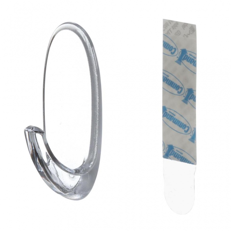 Haki wielokrotnego użytku COMMAND™ Outdoor (17091CLR-AWCEE), średnie, 2 szt., transparentne - obrazek 3