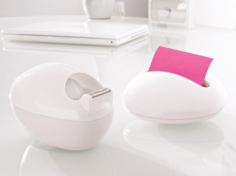 Dyspenser do taśm SCOTCH® Magic™ (C36-W-EU) projektu Karim Rashid, biały, taśma GRATIS - obrazek 6