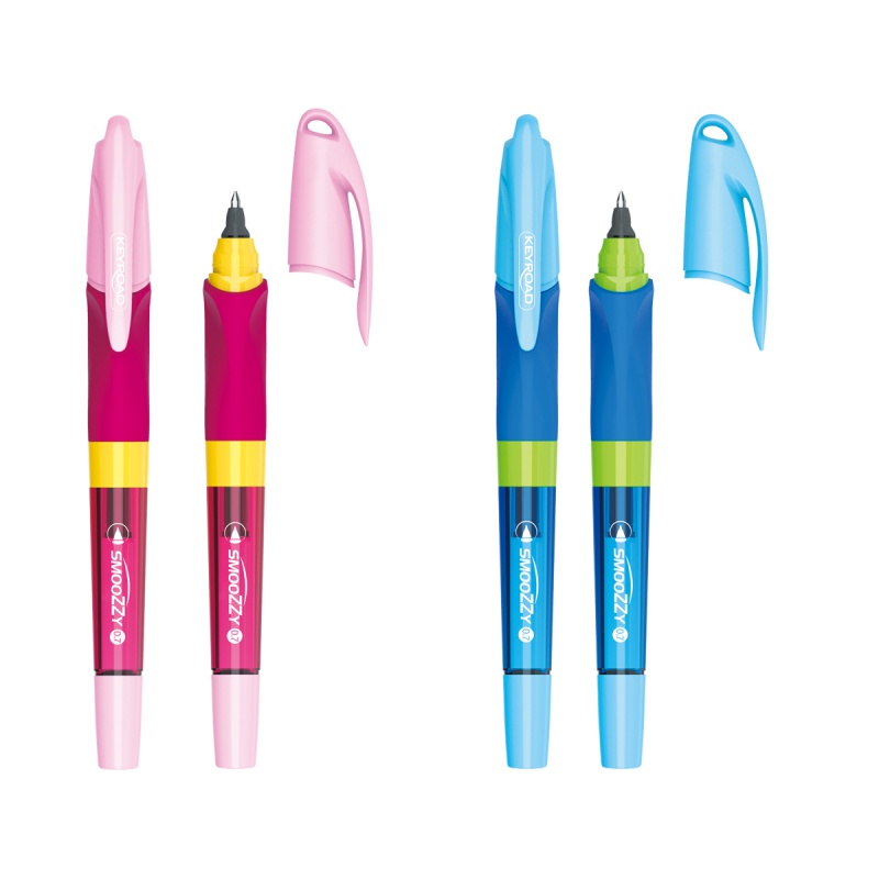 Pióro kulkowe KEYROAD SMOOZZY Writer, 0,7mm, pakowane na displayu, mix kolorów - obrazek 2