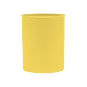 Pojemnik na długopisy DONAU LIFE, pastel, 95x75mm, okrągły, żółty
