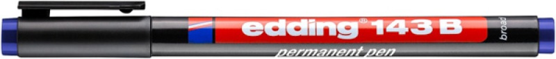 Foliopis e-143 B EDDING, 1-3mm, niebieski - obrazek 2
