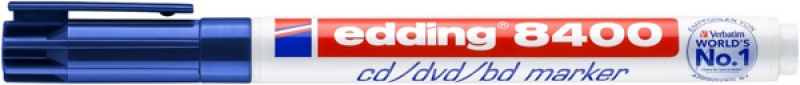 Marker do płyt cd/dvd/bd e-8400 EDDING, 0,5-1mm, niebieski - obrazek 2