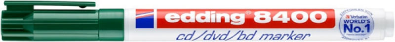 Marker do płyt cd/dvd/bd e-8400 EDDING, 0,5-1mm, zielony - obrazek 2