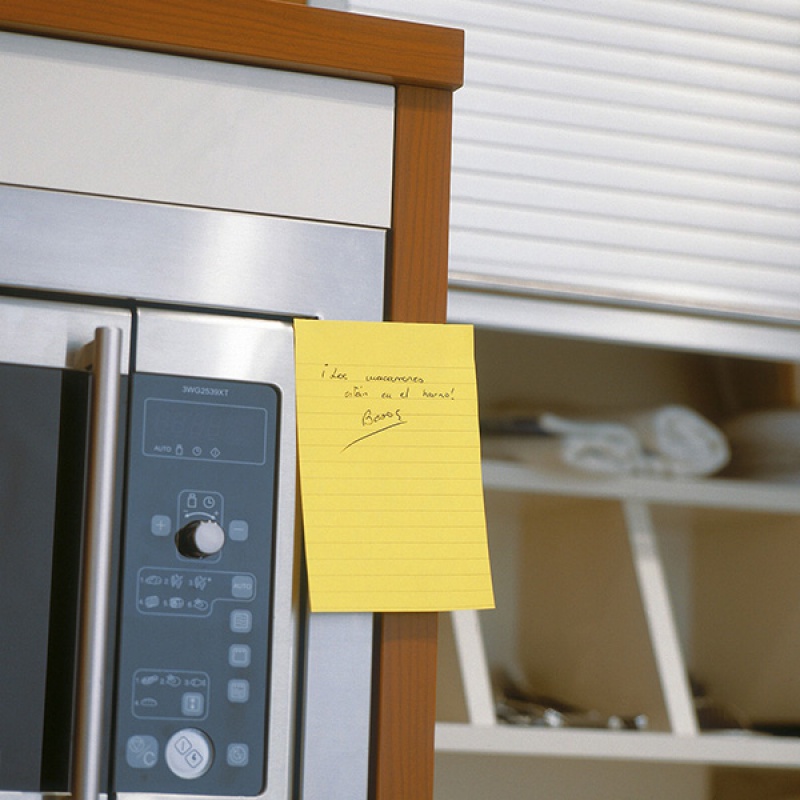 Karteczki samoprzylepne POST-IT® Super Sticky w linie (4690-SS3RIO-EU), 101x152mm, 3x90 kart., paleta Carnival - obrazek 2