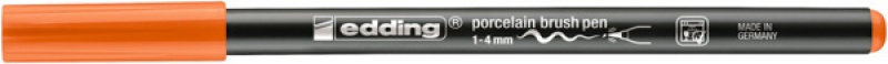 Pisak do porcelany e-4200 EDDING, 1-4 mm, pomarańczowy - obrazek 2