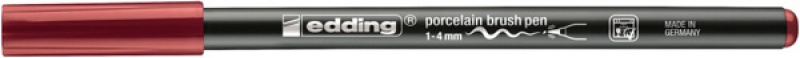 Pisak do porcelany e-4200 EDDING, 1-4 mm, karmazynowy - obrazek 2