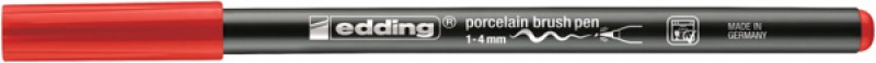 Pisak do porcelany e-4200 EDDING, 1-4 mm, czerwony - obrazek 2
