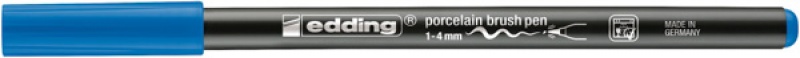 Pisak do porcelany e-4200 EDDING, 1-4 mm, błękitny - obrazek 2