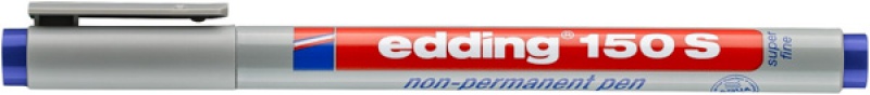 Foliopis zmywalny e-150 S EDDING, 0,3 mm, niebieski - obrazek 2