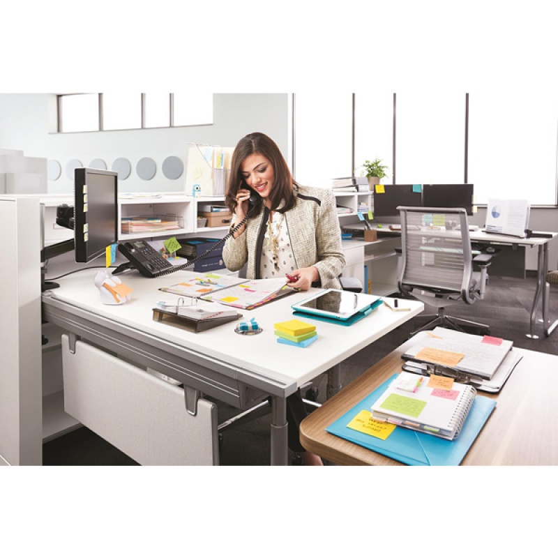 Karteczki samoprzylepne Post-it® Super Sticky, CARNIVAL, 76x127mm, 6x90 kart. - obrazek 4