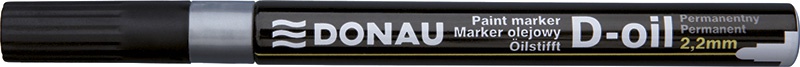 Marker olejowy DONAU, 2,2mm, zawieszka, srebrny