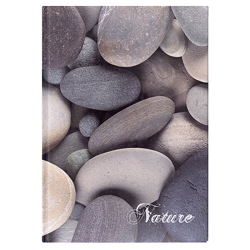 Brulion OFFICE PRODUCTS, Nature, A4, w kratkę, 96 kart., mix - obrazek 4