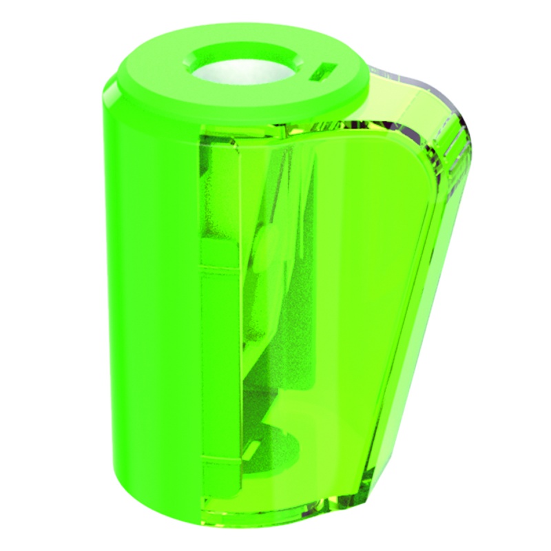 Temperówka plastikowa KEYROAD Cup-Sharpy, pojedyncza, z pojemnikiem, pudełko, mix kolorów - obrazek 5