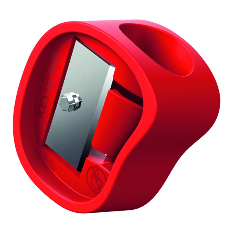 Temperówka plastikowa KEYROAD Max, jumbo, pojedyncza, display, mix kolorów - obrazek 2