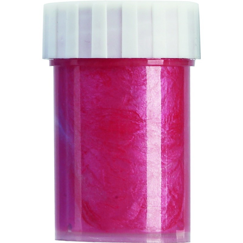 Farby plakatowe KEYROAD Metallic, 6x22ml, pędzelek gratis, w pudełku, mix kolorów - obrazek 2