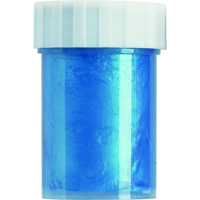 Farby plakatowe KEYROAD Metallic, 6x22ml, pędzelek gratis, w pudełku, mix kolorów - obrazek 4