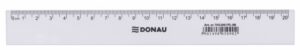 Linijka DONAU, 20cm, transparentna