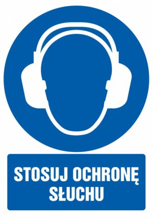 Znak TDC, Stosuj ochronę słuchu