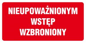 Znak TDC, Nieupoważnionym wstęp wzbroniony 2