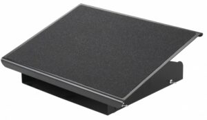 Metalowy podnóżek Q-CONNECT, 41,5x32,6cm, antypoślizgowy