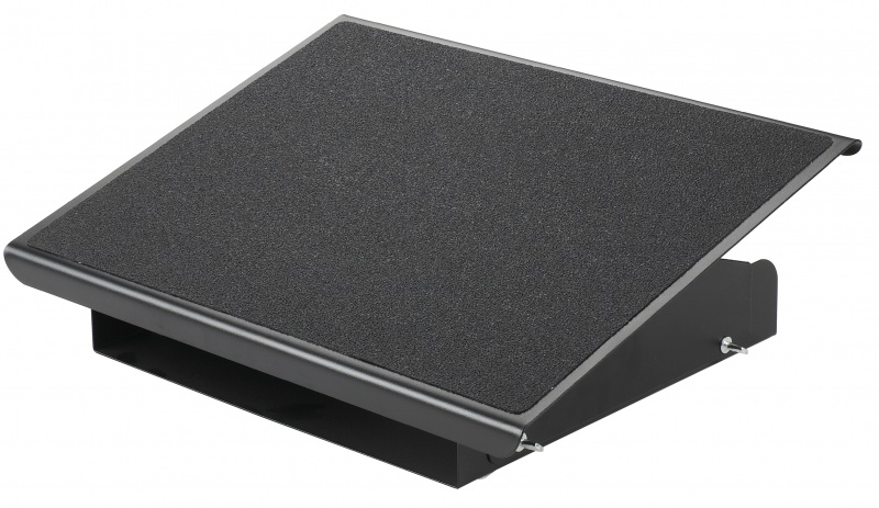 Metalowy podnóżek Q-CONNECT, 41,5x32,6cm, antypoślizgowy