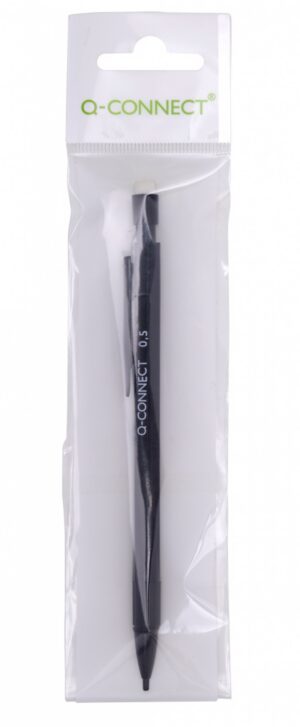 Ołówek automatyczny Q-CONNECT, 0,5mm, czarny