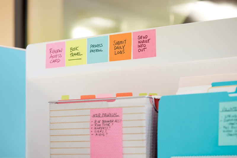 Karteczki samoprzylepne POST-IT® Super Sticky Notes, 47,6x47,6mm, 12x90 kart., paleta Cosmic - obrazek 4